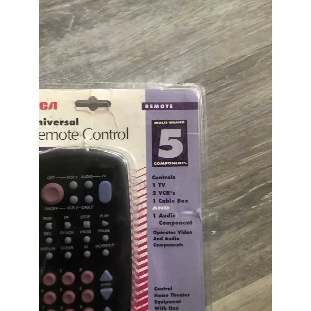 UNIVERSAL RCA REMOTE CONTROL RCU 100 Multi Brand Use Sealed / 5 Component